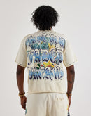 First Row Cropped Lost Utopia Rhinestone Tee