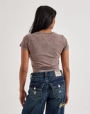 First Row Rhinestone Baby Tee