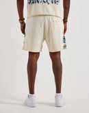 First Row Lost Utopia Rhinestone Fleece Shorts