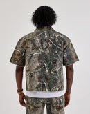 First Row Rhinestone Canvas Shirt