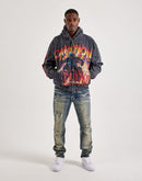 First Row Caution Full-Zip Hooded Jacket