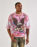 First Row Eagle Rhinestone Tee