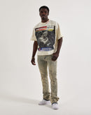 First Row Breaking News Rhinestone Tee