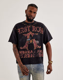 First Row Unbreakable Strength Rhinestone Tee