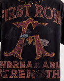 First Row Unbreakable Strength Rhinestone Tee