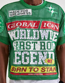 First Row Mesh Football Jersey