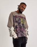 First Row Heaven Bodies Long-Sleeve Layered Tee