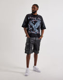 First Row Cropped New Paradise Rhinestone Tee