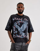 First Row Cropped New Paradise Rhinestone Tee