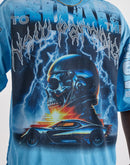 First Row Cropped Fear Rhinestone Tee