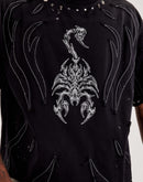First Row Scorpion Cut-Up Tee