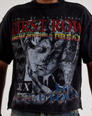 First Row Cropped Lost Utopia Rhinestone Tee