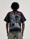 First Row Cropped Lost Utopia Rhinestone Tee