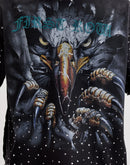 First Row Cropped Eagle Rhinestone Tee