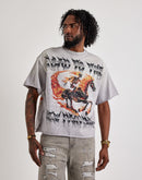 First Row Cropped Road Tee