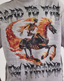 First Row Cropped Road Tee