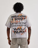First Row Cropped Road Tee