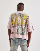 First Row Cropped Fearless Rhinestone Tee