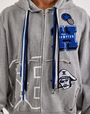 For The Fan Hampton University Home By The Sea Honor Full-Zip Fleece Hoodie