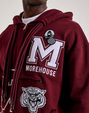 For The Fan Morehouse College The Torch Honor Full-Zip Fleece Hoodie
