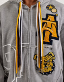 For The Fan North Carolina A&T University Aggies Honor Full-Zip Fleece Hoodie