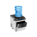 2-in-1 Stainless Steel Countertop Ice Maker With Water Dispenser