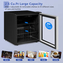60 Can Beverage Mini Refrigerator With Glass Door