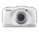 Nikon Coolpix W100 Digital Camera (White)