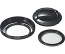 Fujifilm X20 Lens Hood and Filter Set Black