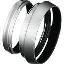 Fujifilm LH-X100 Lens Hood with Adapter Ring (Silver)