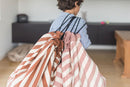 Stripes Pink New Toy Storage Bag