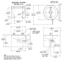 Guardian G1813 Eyewash Station, Wall Mounted, Stainless Steel Bowl