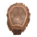 Dirty Dog Grooming Mitt, Brown
