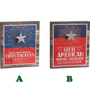 Americana Block Decor