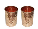 Tabakh Pure Copper Diamond Tumbler Glass, 11.8 US Fl Oz 350ML