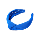Royal Blue Neoprene Knotted Headband