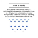 Hyaluronic Acid Microneedle Eye Patches