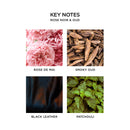 Rose Noir and Oud Candle
