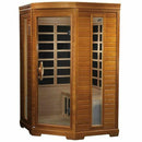 Golden Design: Dynamic Heming Elite 2-Person Corner Ultra Low EMF FAR Infrared Sauna | DYN-6225-02 Elite