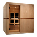 Golden Designs Sauna: Catalonia 8 Person Ultra Low EMF FAR Infrared Sauna