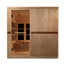 Golden Designs Sauna: Catalonia 8 Person Ultra Low EMF FAR Infrared Sauna