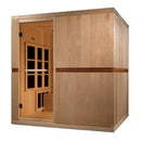 Golden Designs Sauna: Catalonia 8 Person Ultra Low EMF FAR Infrared Sauna