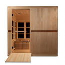 Golden Designs Sauna: Catalonia 8 Person Ultra Low EMF FAR Infrared Sauna