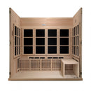 Golden Designs Sauna: Catalonia 8 Person Ultra Low EMF FAR Infrared Sauna