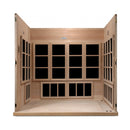 Golden Designs Sauna: Catalonia 8 Person Ultra Low EMF FAR Infrared Sauna