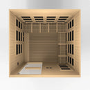 Golden Designs Sauna: Catalonia 8 Person Ultra Low EMF FAR Infrared Sauna