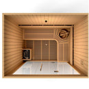 Golden Designs Sauna: Copenhagen 3-Person Traditional Steam Sauna - GDI-7389-01