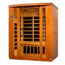 Golden Designs Sauna: Dynamic "Bellagio" 3 Person Low EMF Far Infrared Sauna - DYN-6306-01