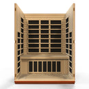 Golden Designs Sauna: Dynamic "Bellagio" 3 Person Low EMF Far Infrared Sauna - DYN-6306-01