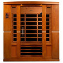 Golden Designs Sauna: Dynamic "Bergamo" 4 Person Low EMF Far Infrared Sauna - DYN-6440-01